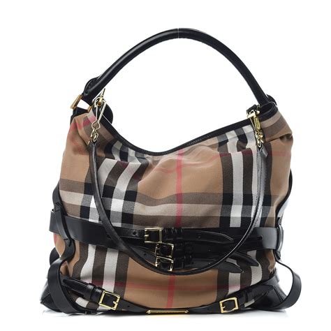 burberry house check hobo medium|Burberry Limited.